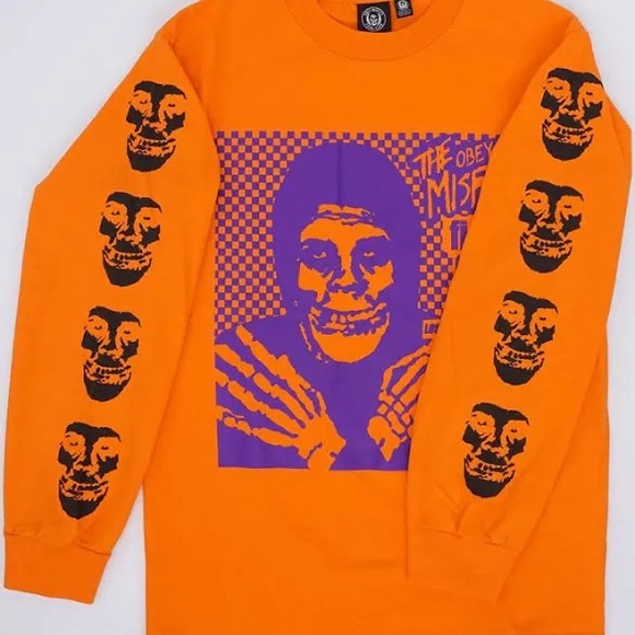 The Obey Misfits Fiend Club Long Sleeve Tee size M - Picture 1 of 8